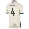 Officiële Voetbalshirt Liverpool Virgil van Dijk 4 Uit 2021-22 - Heren